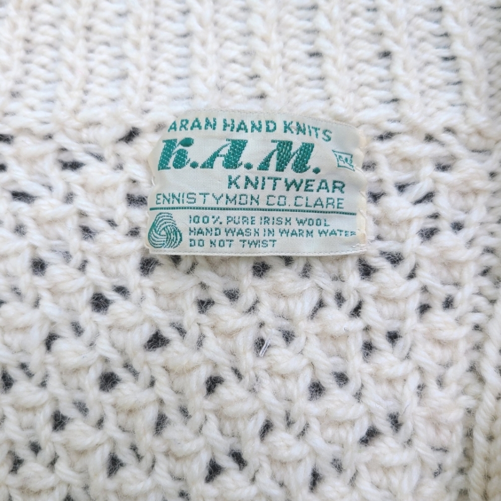 Vintage Aran Knit Cardigan - Picture 6 of 8
